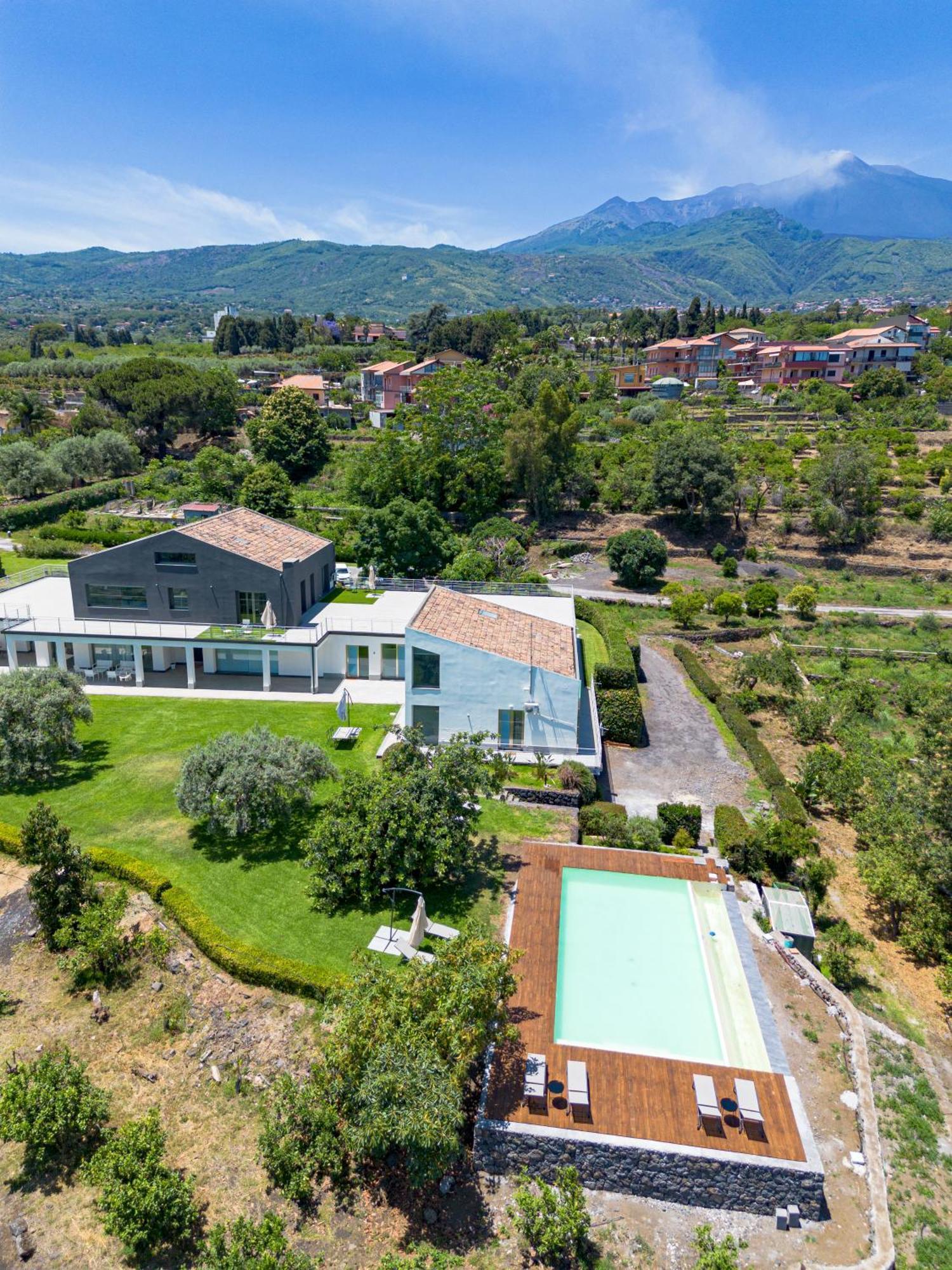 Villa Persea Santa Venerina Esterno foto