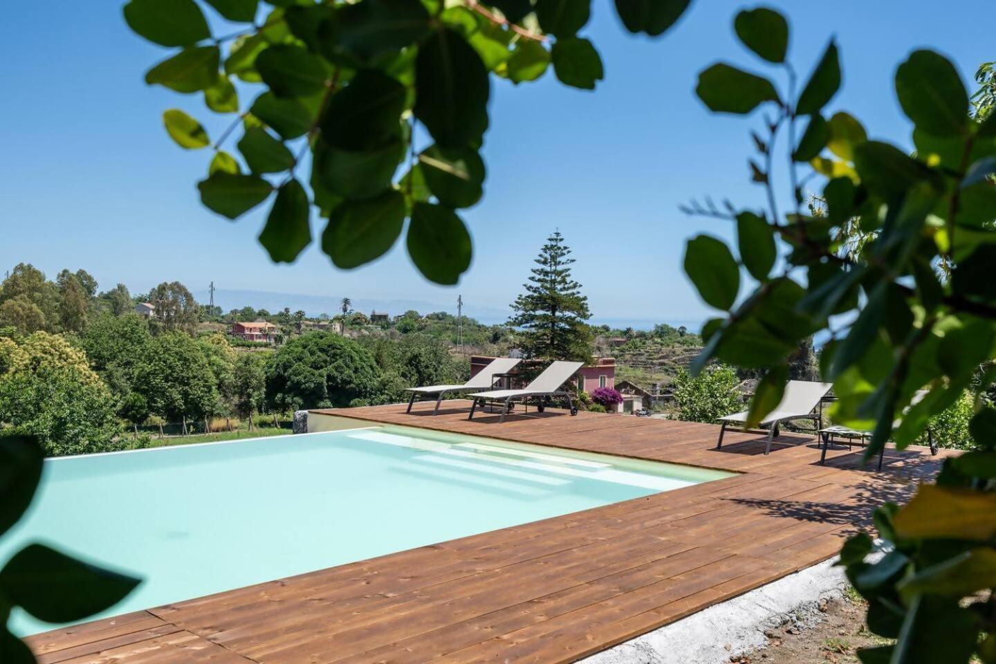 Villa Persea Santa Venerina Esterno foto